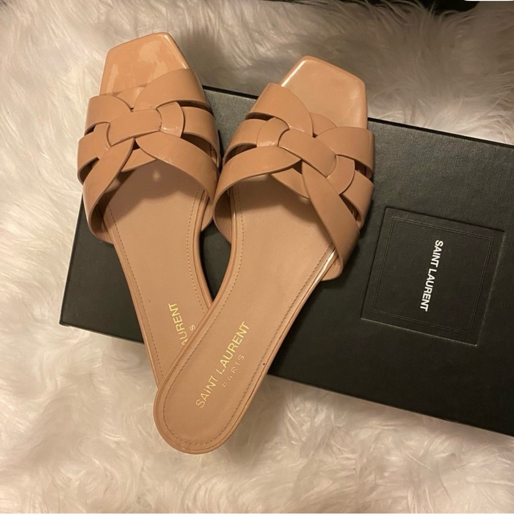 YSL Saint Laurent Nu Pieds Tribute Sandals